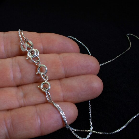 Multistrand Clasp, Sterling Silver Spring Clasp Stamped 925, 2 or 3 Strand Clasp - Picture 3 of 7